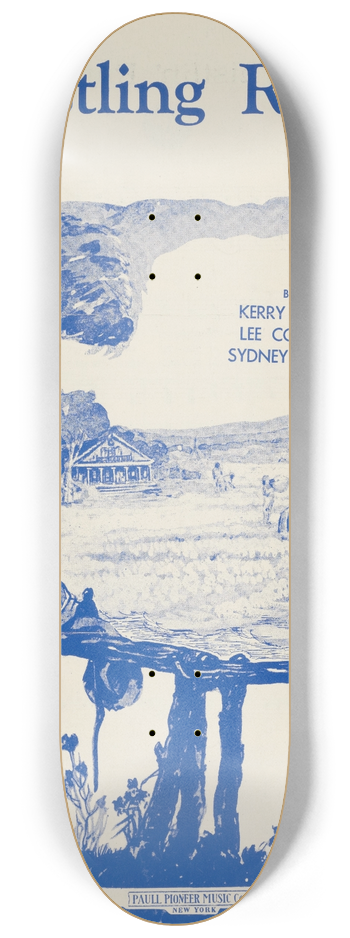 Albert Wilfred Barbelle - Whistling Rufus 8.25 inch art skate deck