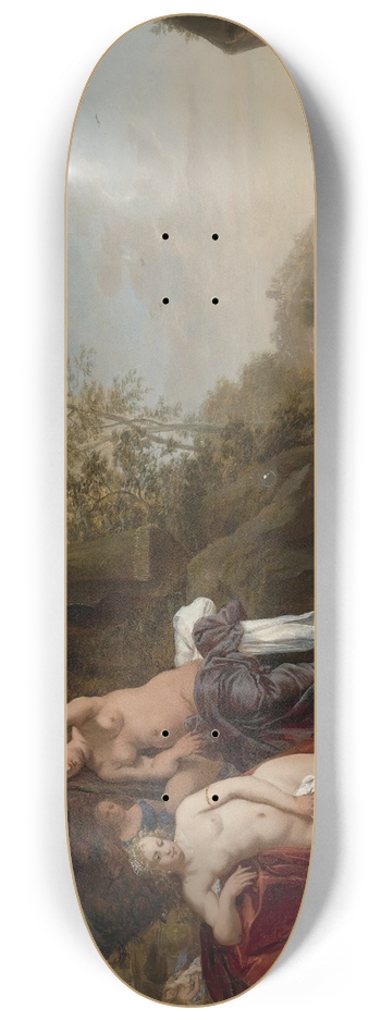 Bartholomeus Breenbergh - Nymphs Bathing 8.25 inch art skate deck