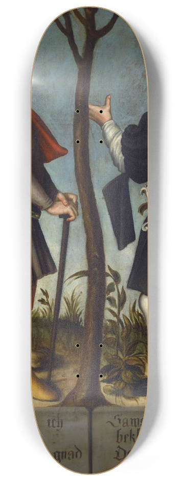 Bartholomus Sarburgh - The Prophets Joel and Amos 8.25 inch art skate deck