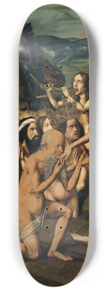 Bartolom Bermejo - Descent of Christ into Limbo 8.25 inch art skate deck