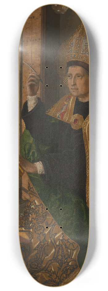 Bartolom Bermejo - Saint Augustine 8.25 inch art skate deck