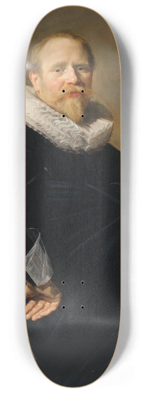 Frans Hals - Portrait of a Man 8.25 inch art skate deck