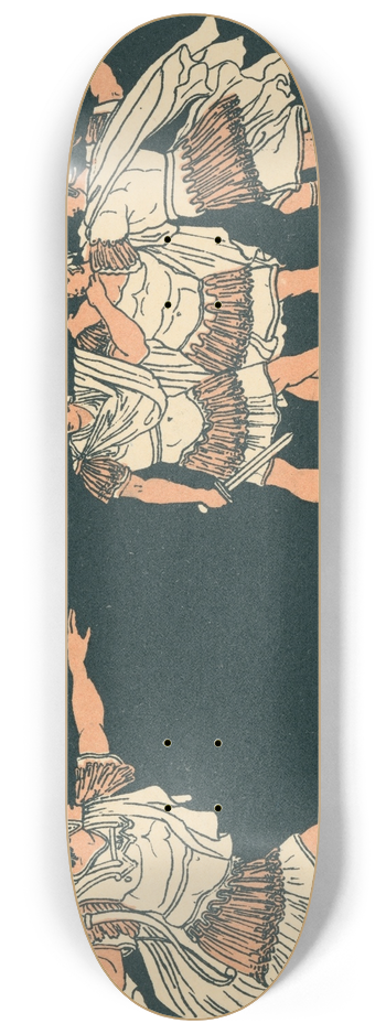Bartolomeo Pinelli - Nisus and Euryalus 8.25 inch art skate deck