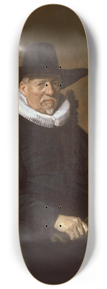 Frans Hals - Portrait of an Elderly Man, traditionally called HeerBodolphe 8.25 inch art skate deck