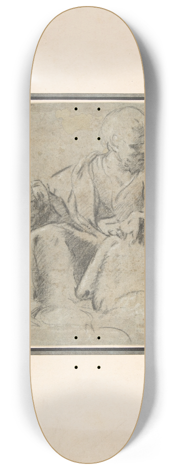 Bartolomeo Schedoni - Study for a Figure of Saint Joseph 8.25 inch art skate deck