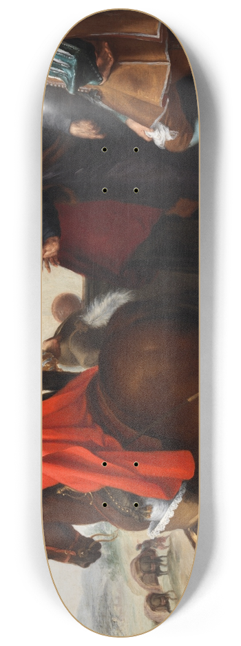 Bartolom Estebn Murillo - The Departure of the Prodigal Son 8.25 inch art skate deck