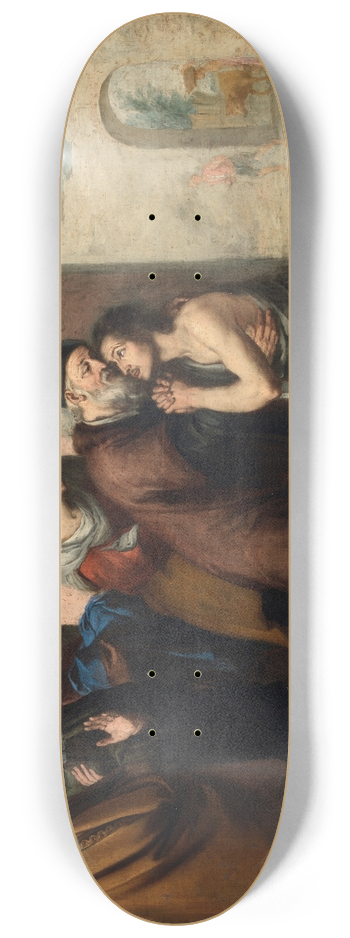 Bartolom Estebn Murillo - The Return of the Prodigal Son 8.25 inch art skate deck