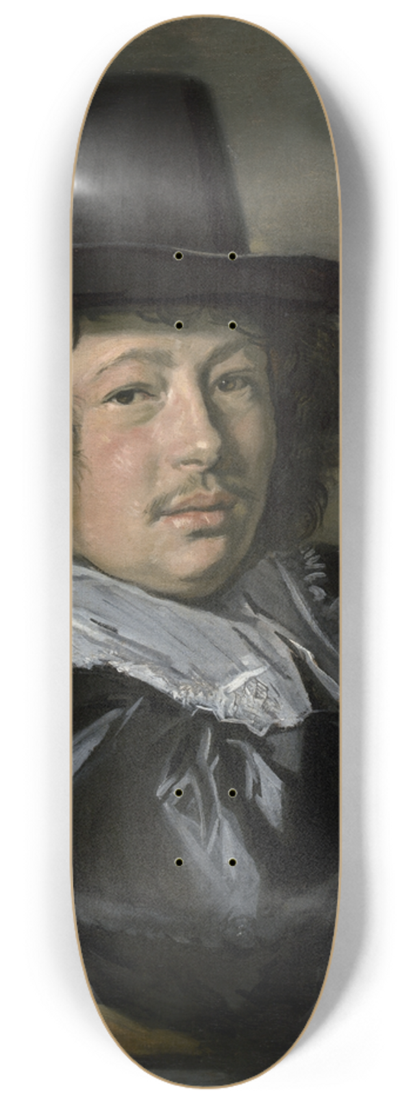 Frans Hals - Portrait of a Young Man 8.25 inch art skate deck