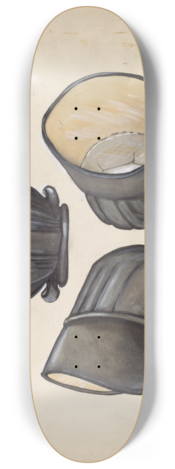 B. Berndt - Black Satin Bonnet 8.25 inch art skate deck