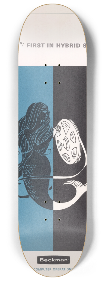Beckman Instruments - Beckman, First in Hybrid Software 8.25 inch art skate deck