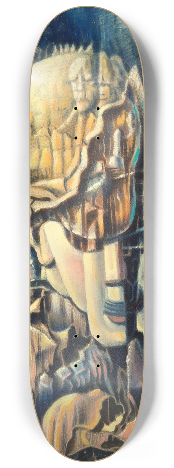 Benjamin F. Berlin - Surreal Portrait 8.25 inch art skate deck