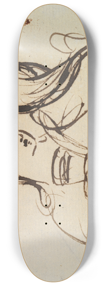 Benjamin Robert Haydon - Study For, Christs Entry into Jerusalem 8.25 inch art skate deck