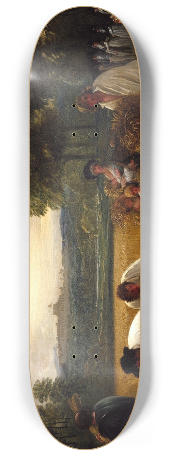 Benjamin West - Harvesting at Windsor 8.25 inch art skate deck