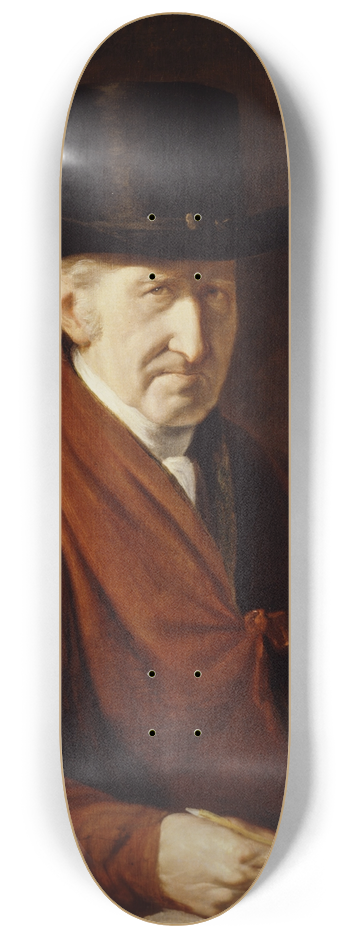 Benjamin West - Self-Portrait 8.25 inch art skate deck