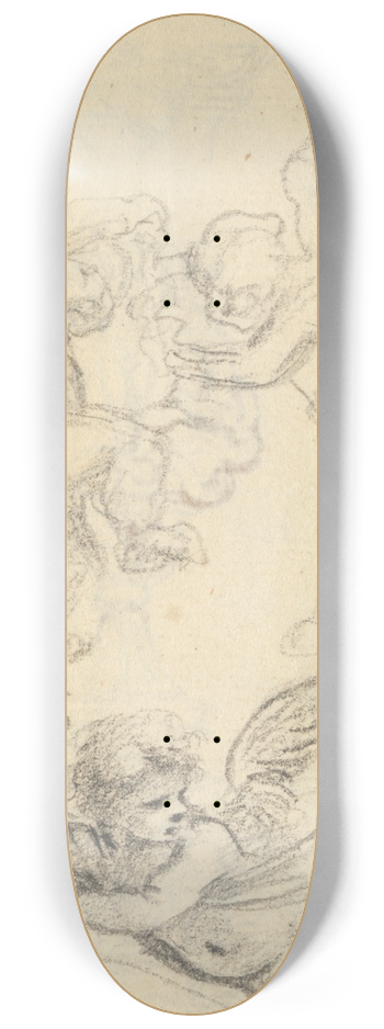 Benjamin West - Study of a Vase 8.25 inch art skate deck