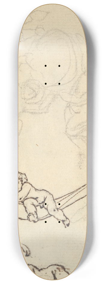 Benjamin West - Study of a Vase 8.25 inch art skate deck