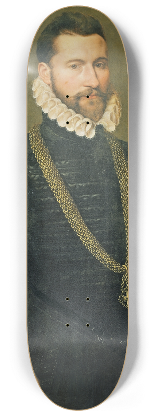 Frans Pourbus The Elder - Portrait of a Man 8.25 inch art skate deck