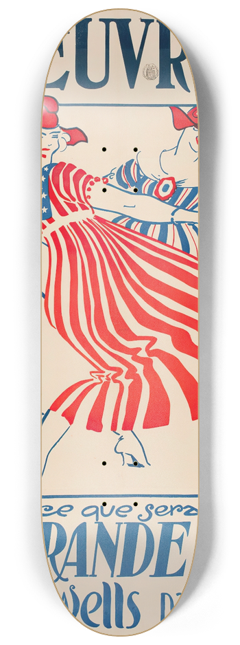 Bernard Becan - La Grande Paix (juliste) 8.25 inch art skate deck