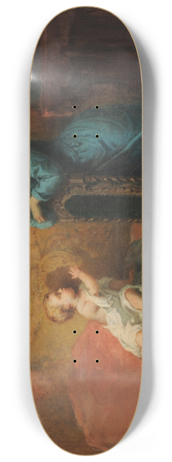 Bernard Chiapory - Jeune mre Peintre Mar 8.25 inch art skate deck