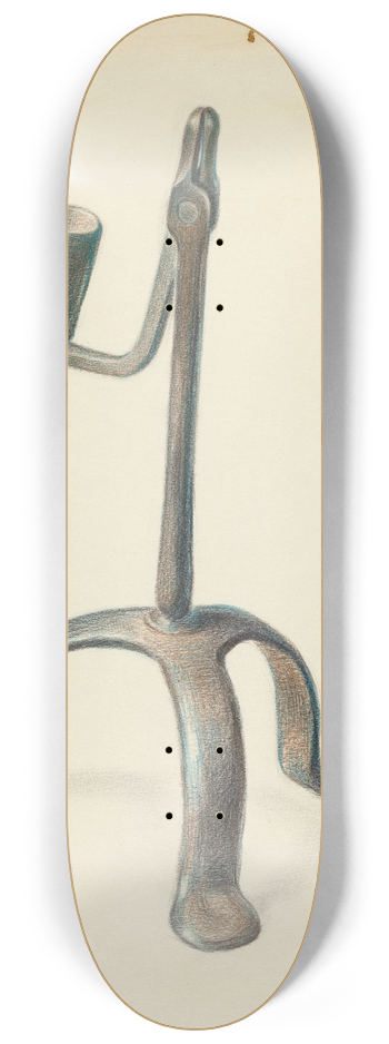 Bernard Gussow - Candle Holder 8.25 inch art skate deck