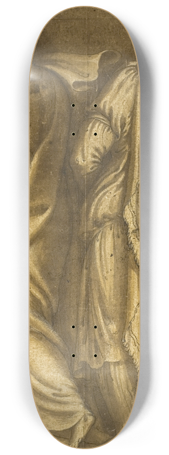 Bernardino Campi - Two Standing Prisoners in a Niche 8.25 inch art skate deck