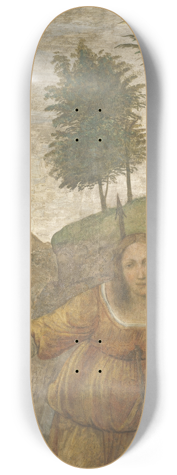 Bernardino Luini - Procris Pierced by Cephalus Javelin 8.25 inch art skate deck