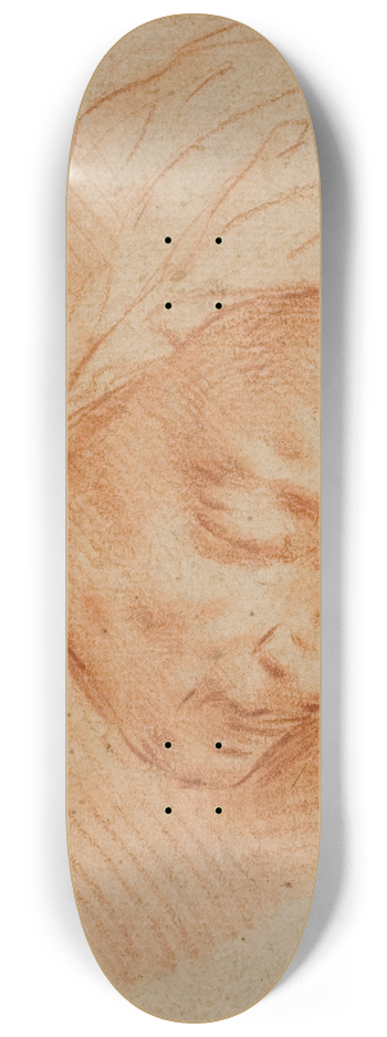 Bernardino Poccetti - Womans Head 8.25 inch art skate deck