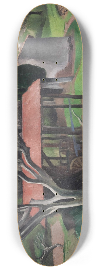 Bernard Meninsky - French Landscape 8.25 inch art skate deck