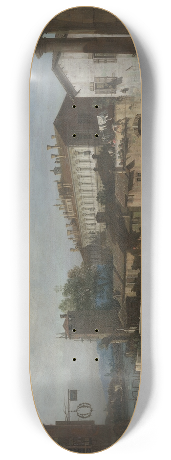 Bernardo Bellotto - The Lock atDolo 8.25 inch art skate deck