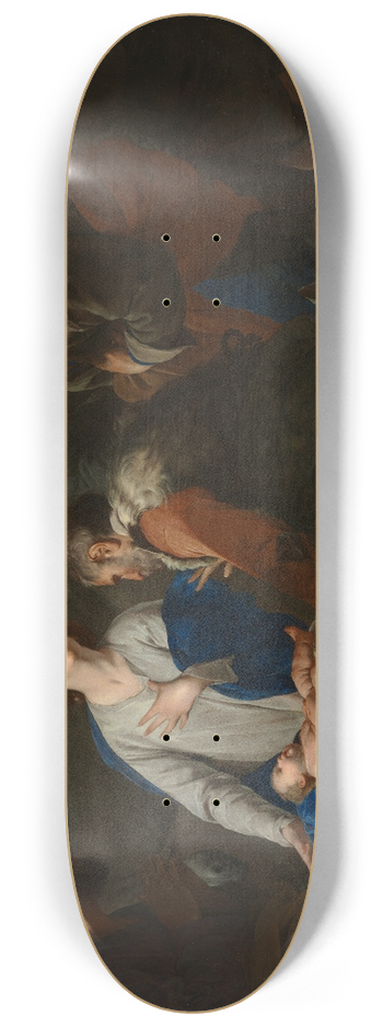 Bernardo Cavallino - Adoration of the Shepherds 8.25 inch art skate deck