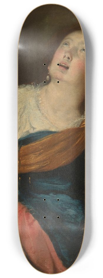 Bernardo Strozzi - Saint Cecilia 8.25 inch art skate deck