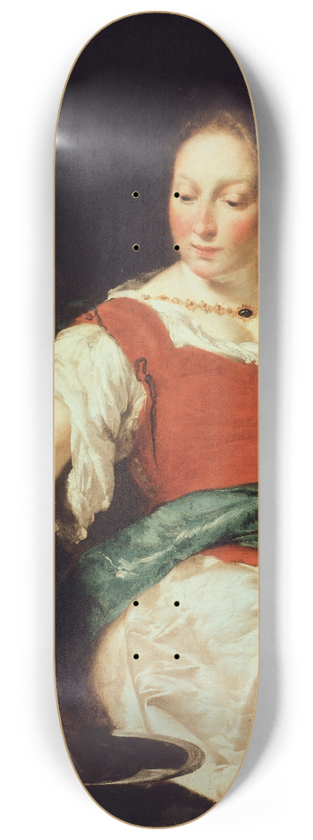 Bernardo Strozzi - Salome 8.25 inch art skate deck