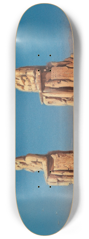 Albert Zimmermann - Die Memnonkolosse 8.25 inch art skate deck