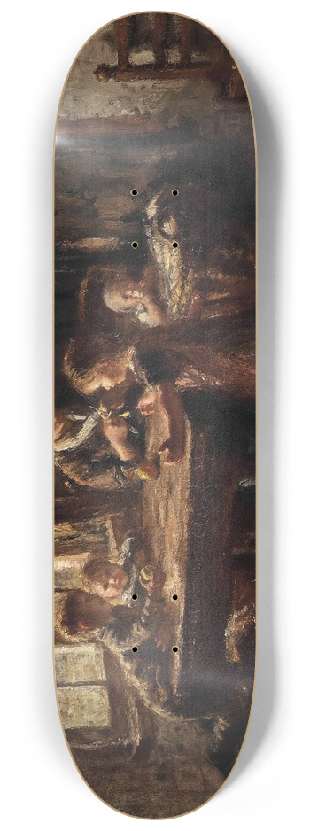 Bernardus Johannes Blommers - Eating apples 8.25 inch art skate deck