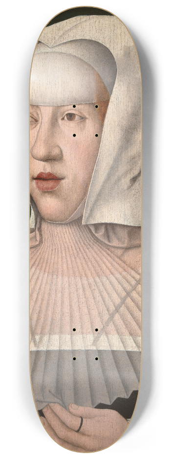 Bernard van Orley - Margareta of Austria 8.25 inch art skate deck