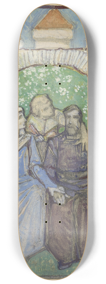Bernard Willem Wierink - Zittend paar 8.25 inch art skate deck