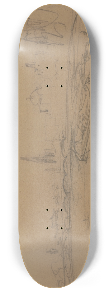 Bernhard Mannfeld - Frankfurt am Main 8.25 inch art skate deck