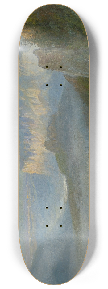 Bernhard Mhlig - Nebel im Elbsandsteingebirge 8.25 inch art skate deck