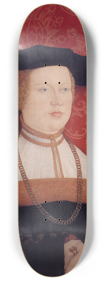 Bernhard Strigel - Bildnis Margarethe Rott geb Vhlin 8.25 inch art skate deck