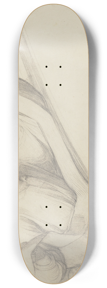 Bernhard von Neher the younger - Engel mit Spruchband nach rechts, in einem Zwickel 8.25 inch art skate deck