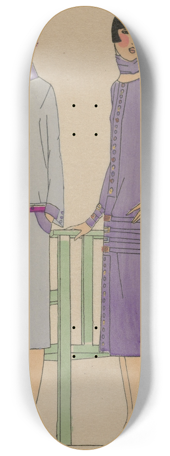 Bertaux - Crations JENNY. -BAGATELLE. 8.25 inch art skate deck
