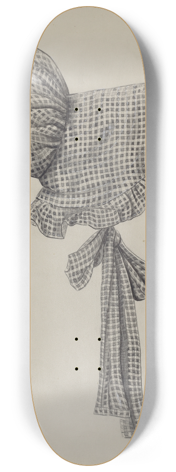 Bertha Semple - Dolls Gingham Sunbonnet 8.25 inch art skate deck