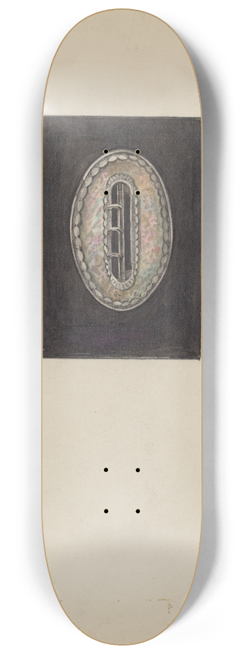 Bertha Semple - Dress Buckle 8.25 inch art skate deck
