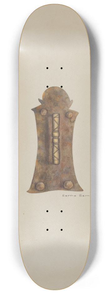 Bertha Semple - Iron Door Handle 8.25 inch art skate deck