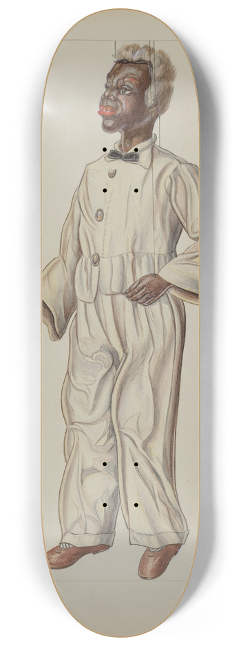 Bertha Semple - Puppet  Uncle Tom 8.25 inch art skate deck