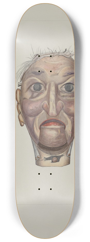Bertha Semple - Wood Chopper Puppet 8.25 inch art skate deck