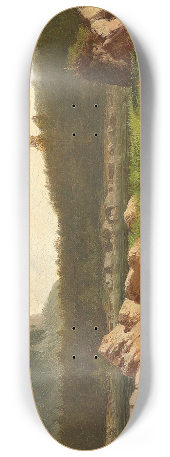 Albert Zimmermann - Landscape 8.25 inch art skate deck