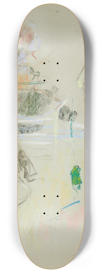 Berthe Morisot - Etude denfant 8.25 inch art skate deck