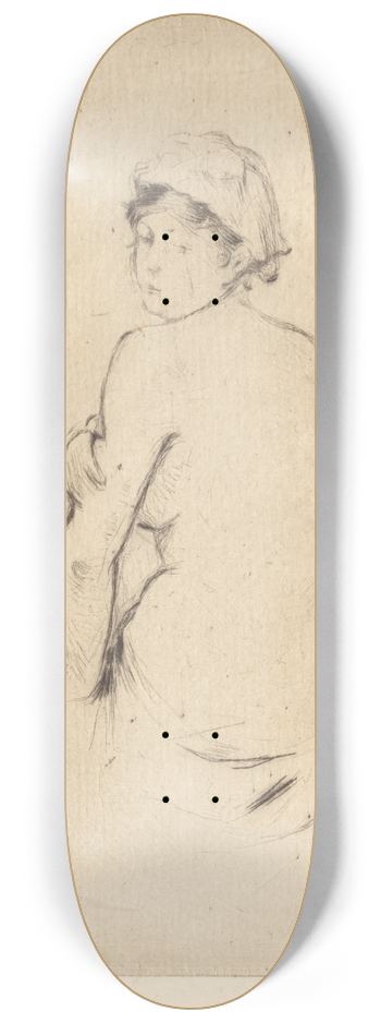 Berthe Morisot - Nude 8.25 inch art skate deck