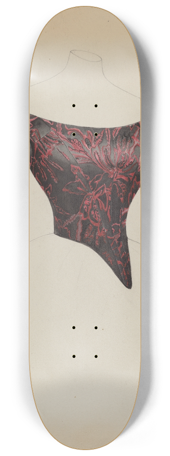 Bessie Forman - Evening Bodice 8.25 inch art skate deck
